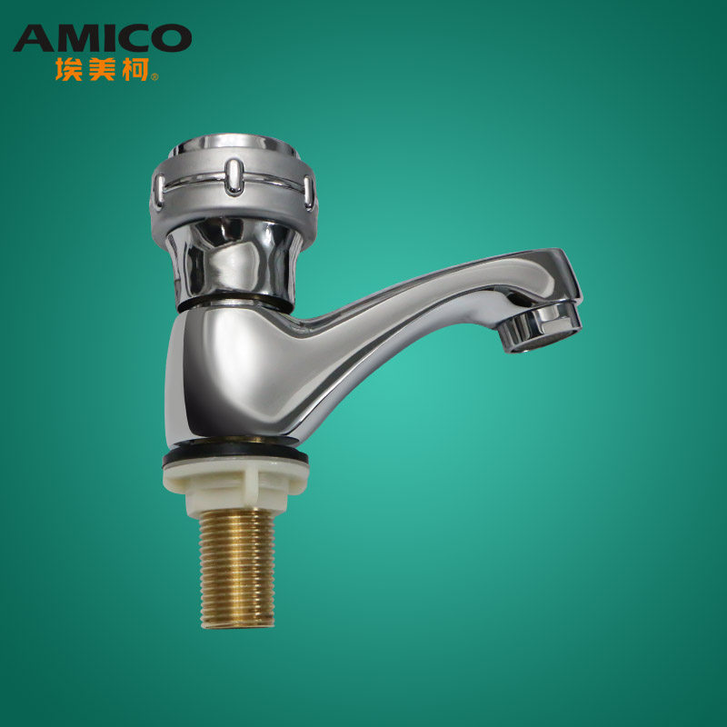 埃美柯单冷面盆龙头ML7全铜亮