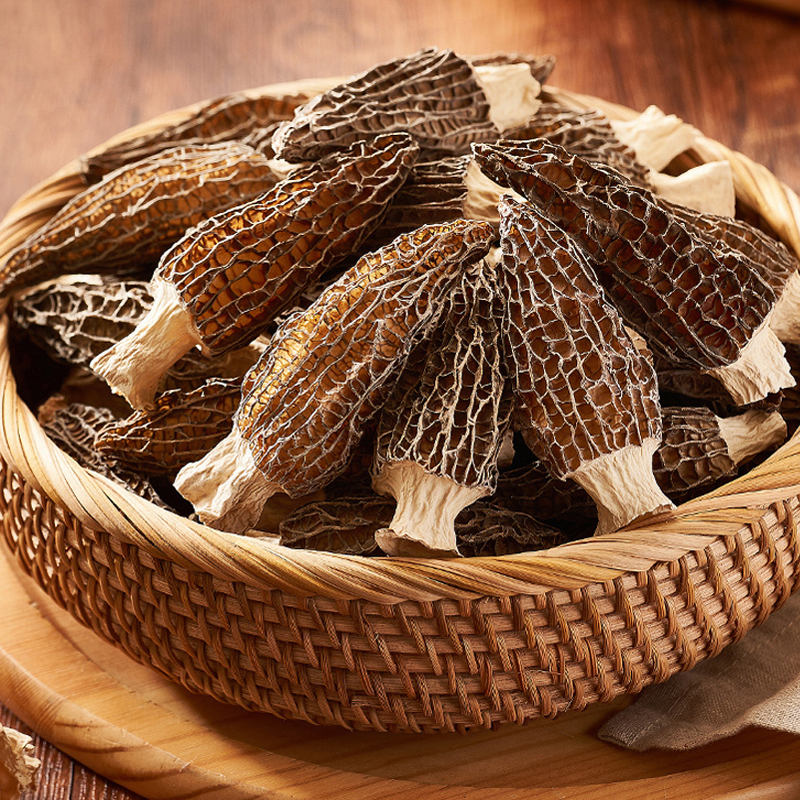 羊肚菌干货菌菇煲汤涮火锅食材