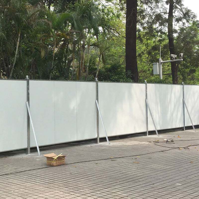 泡沫夹心围挡彩钢瓦铁皮围栏施工围蔽隔离挡板工地加厚夹芯板护栏