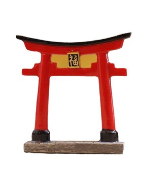 速发微景观日式鸟居摆件造景鱼缸盆景枯山水建筑仿居桌面装饰和风