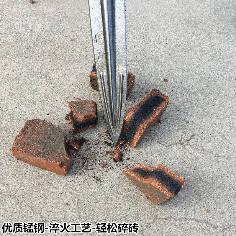 速发矛刀全钢户外工具探头枪叉子带尖霸险开山祖鲁矛王扎枪长尖铲