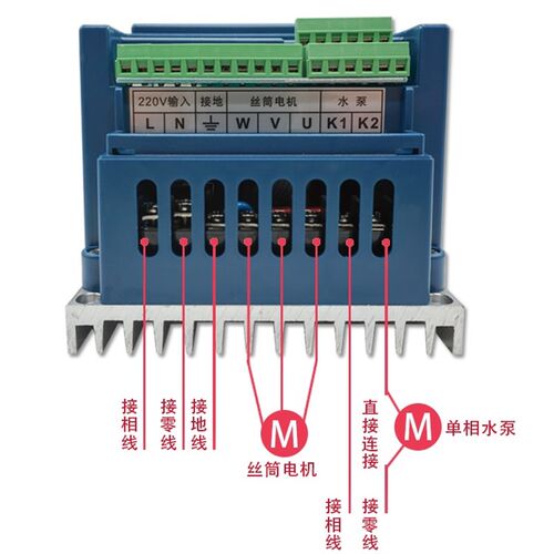 速发线切割中丝快丝专用变频器维修变频器220V变频器带手控盒维修