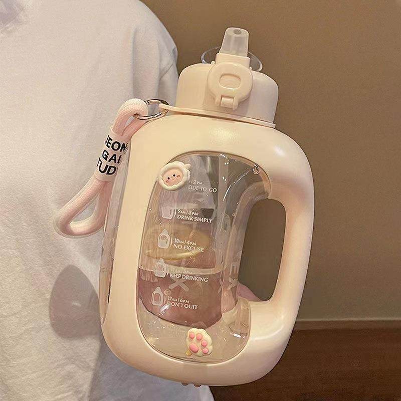 1500ml大容量水杯男女生健身运动水壶吨桶吨耐高温带吸管杯子夏天,户外/登山/野营/旅行用品,水杯,淘宝优惠券,粉丝福利购,淘宝优惠卷