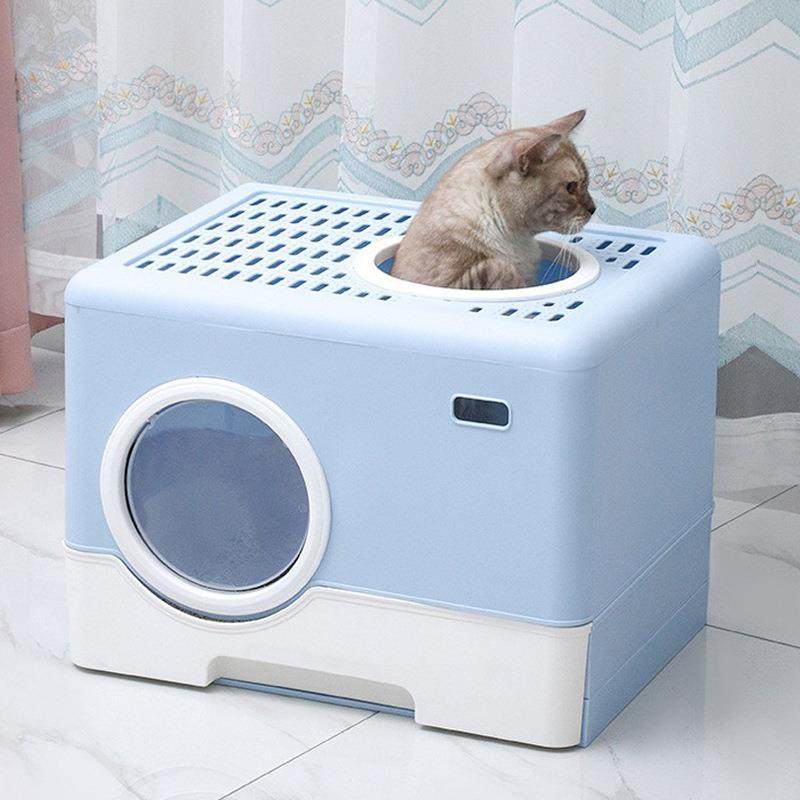 猫砂盆全半封闭式厕所顶入特大号超大号猫咪猫盆猫沙盆子防臭屎盆,宠物/宠物食品及用品,猫砂盆/猫厕所,淘宝优惠券,粉丝福利购,淘宝优惠卷