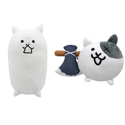 跨境新品The Battle Cats游戏周边公仔喵星人大战毛绒玩具玩偶