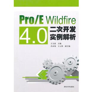 Wildfire 4.0二次开发实例解析 清华大学出版 主编Pro 社9787302226123 包邮 旧书 王文波 正版