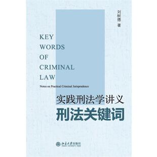 刘树德　著实践刑法学讲义:刑法关键词（正版旧书包邮）北京大学出版社9787301249161