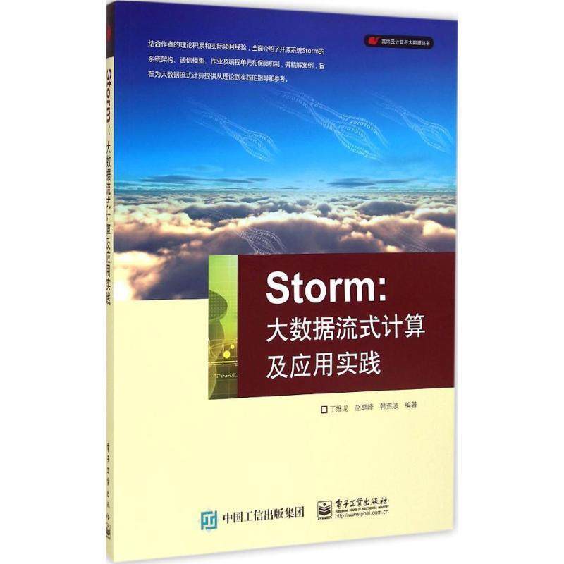 丁维龙　等编著Storm:大数据流式计算及应用实践（正版旧书包邮）电子工业出版社9787121195686