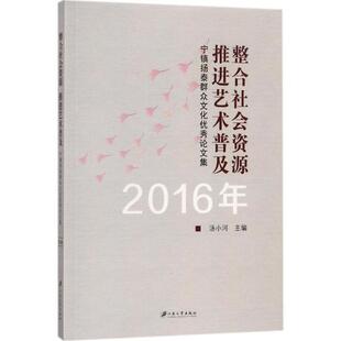 汤小河 编整合社会资源推进艺术普及:2016年宁镇扬泰群众文化优秀论文集（正版旧书包邮）江苏大学出版社9787568405164