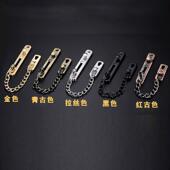 门扣免打孔不锈钢防盗链门链安全链安全锁内门防盗扣加厚门栓家用