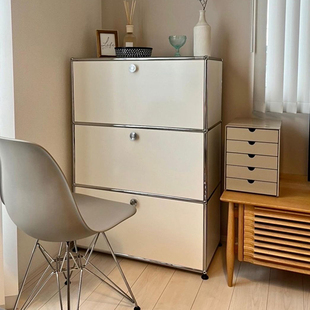 中古USM餐柜不锈钢电视柜储物收纳模块柜组合家用置物柜子斗柜