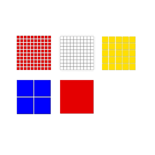 1cm磁性正方形片平方厘米小学生三年级下册周长学具数学面积教具