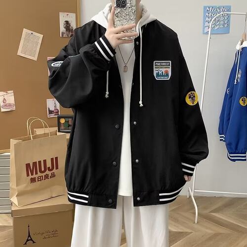 vintage棒球服美式复古vibe外套
