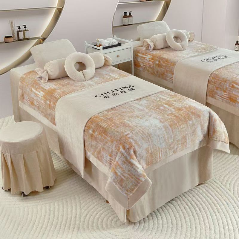 简约加厚亲肤棉美体按摩理疗床套