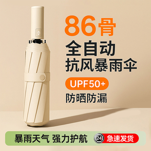 雨伞自动伞晴雨加大加厚加固两用女大号学生上学专用高颜值女生男