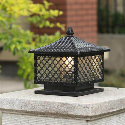 柱头灯庭院围墙门柱防水柱子灯室外花园家用别墅大门