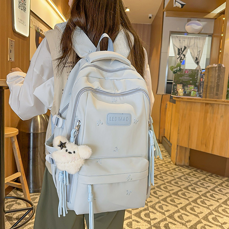 儿童书包女生小学生2026新款大容量初中生高中生可爱女孩双肩背包