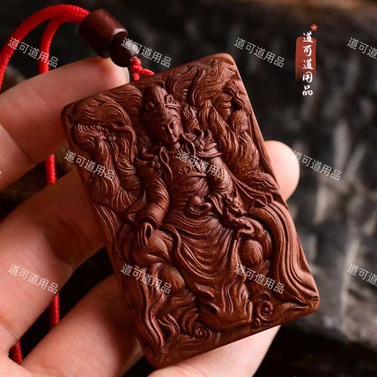 雷击枣木狐仙新款桃花姻缘人气精细面部刻画道家心咒首发填朱砂