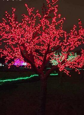 led樱花桃花树灯发光树彷真景观树灯户外防水酒店广场工程装饰灯