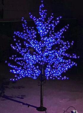 led仿真樱花桃花树灯发光树灯景观庭院树灯草坪灯户外防水装饰灯