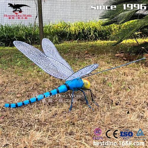 仿真玻璃钢蜻蜓模型创意时尚美陈昆虫摆件恐龙工厂可来样来图定制