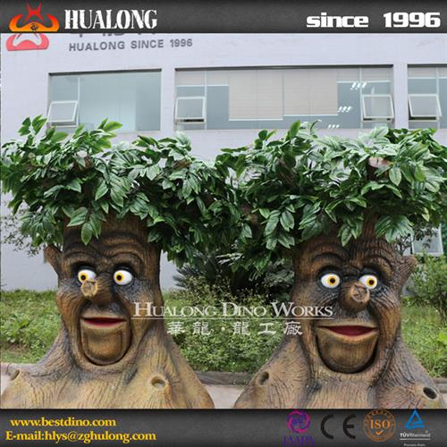 仿真植物装饰品仿真说话树模型和蔼的树爷爷景观装饰园林设计.