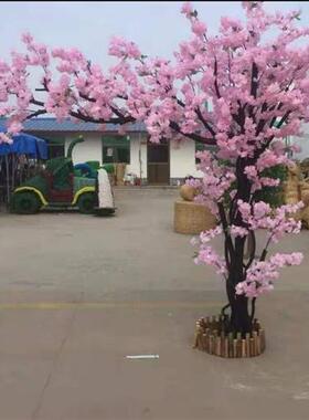 仿真樱花树酒店婚庆装饰客厅假树樱花树梅花树仿真桃花树