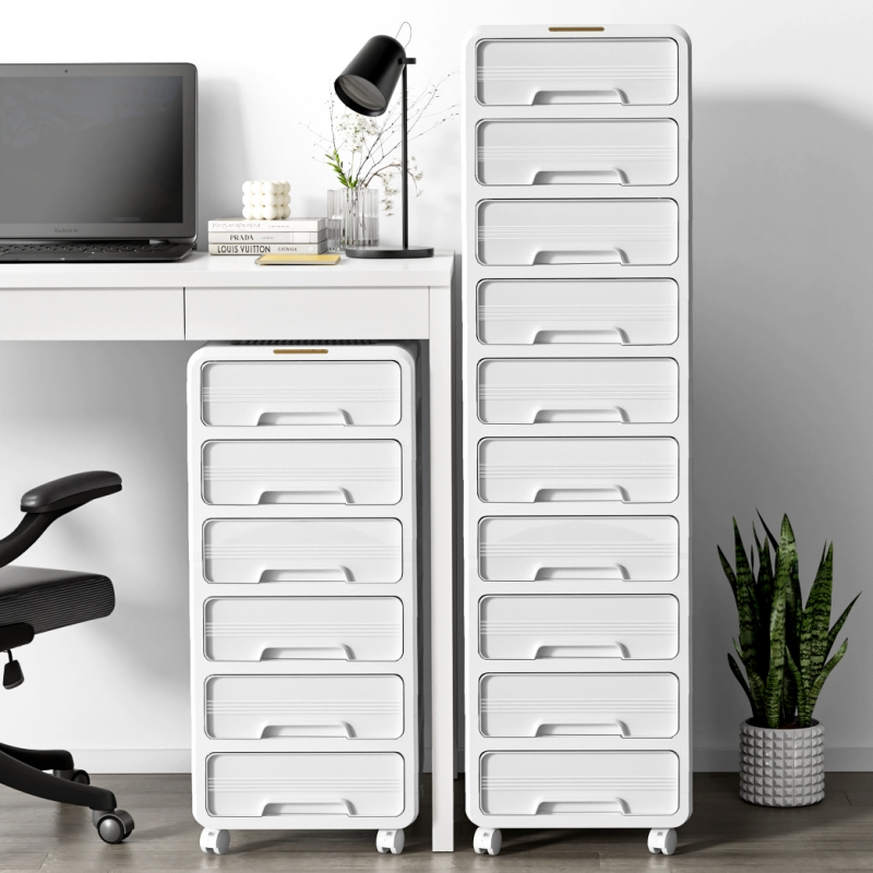 桌下收纳柜抽屉式一体多层可移动