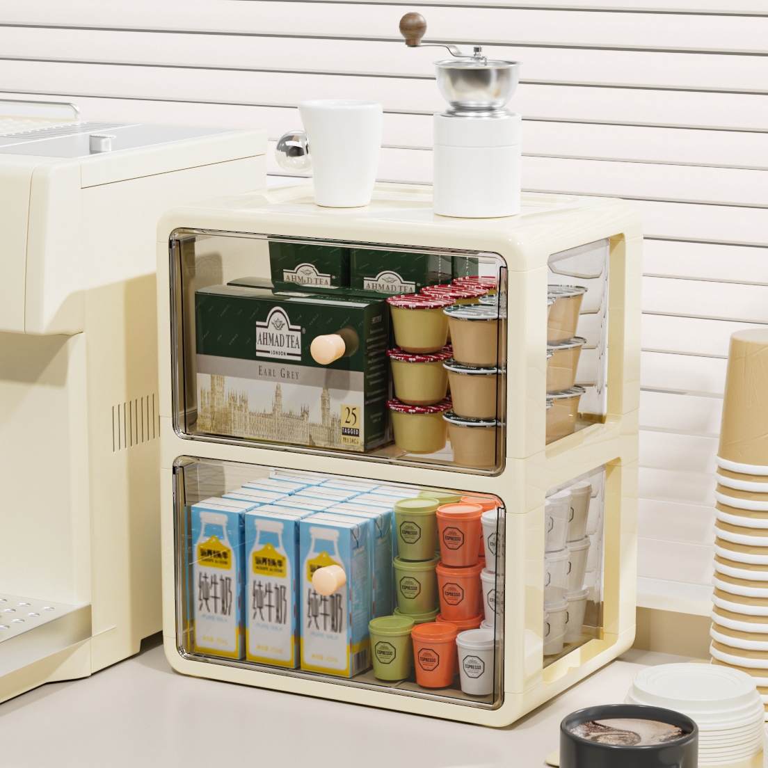 茶包收纳盒多层整理盒子