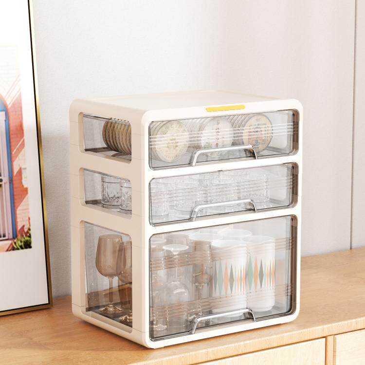 杯子置物架高级感防尘轻奢收纳柜桌面红酒杯咖啡杯马克杯收纳杯架