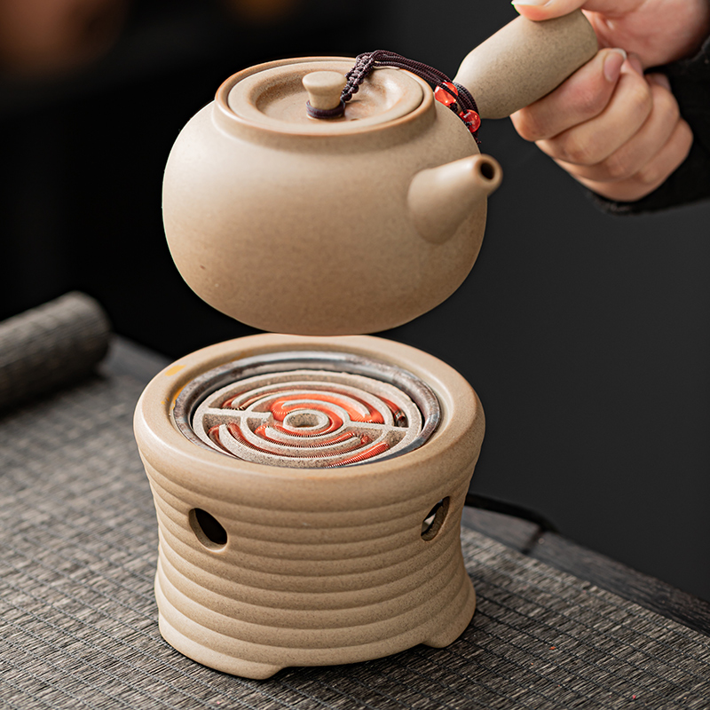 仿80年代老式煮茶粗陶不上釉