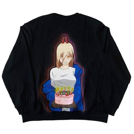 Chainsaw Man Makima anime logo 90S链锯人玛奇玛可爱圆领卫衣