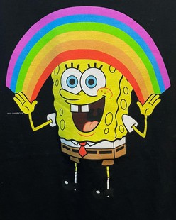 SpongeBob SquarePants short sleeves cartoon海绵宝宝短袖T恤