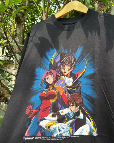 WHO CARE复古大百科Code Geass rareblacktee反叛的鲁路修短袖T恤