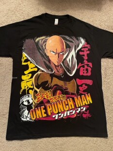 ONE PUNCH-MAN Saitama short sleeves 90S一拳超人别致短袖T恤