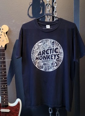 WHO CARE复古大百科北极猴子乐队Arctic Monkeys短袖T恤美式摇滚