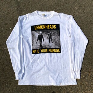 lemonheads Evan Dando Long Sleeve柠檬头乐队休闲美式潮长袖T恤