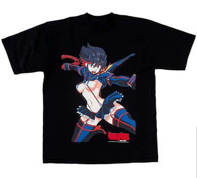 WHO CARE复古大百科KILL la KILL blacktee斩服少女日漫短袖T恤