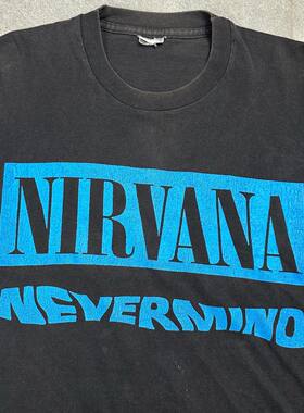 WHO CARE复古大百科 90年代NIRVANA NEVERMIND长袖T恤 rapper穿搭