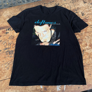 小领口！Deftones Rock Band blacktee盲音乐队摇滚朋克短袖T恤
