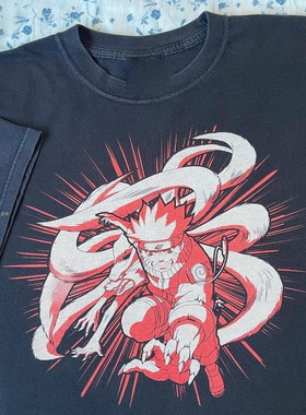 NARUTO tee/tshirt Anime火影忍者我爱罗Gaara二次元动漫短袖T恤