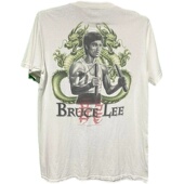 logo李小龙内搭叠穿短袖 Bruce T恤 sleeves vintage Lee short