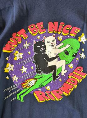 RIPNDIP Star Gazer Long Sleeve cartoon流行高街嘻哈长袖体恤