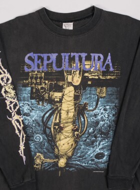 Sepultura Long Sleeve MOBID VISIONS埋葬乐队小众独特长袖T恤