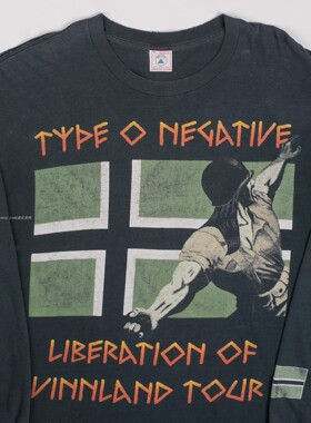 tyde o negative Ken Hickey Long SleeveO型阴性乐队街头长袖T恤