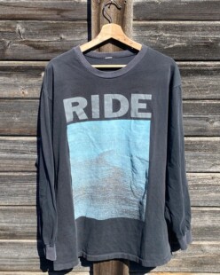 RIDE Long Sleeve Going BlankAgain瑞德乐队美式复古简约长袖T恤
