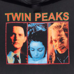 WHO CARE复古大百科twin peaks双峰镇剧照美式宽松高街短袖T恤