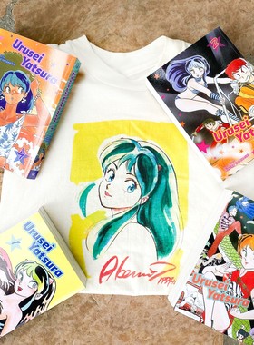 Urusei Yatsura miyake shinobu tshirt福星小子落肩百搭短袖T恤