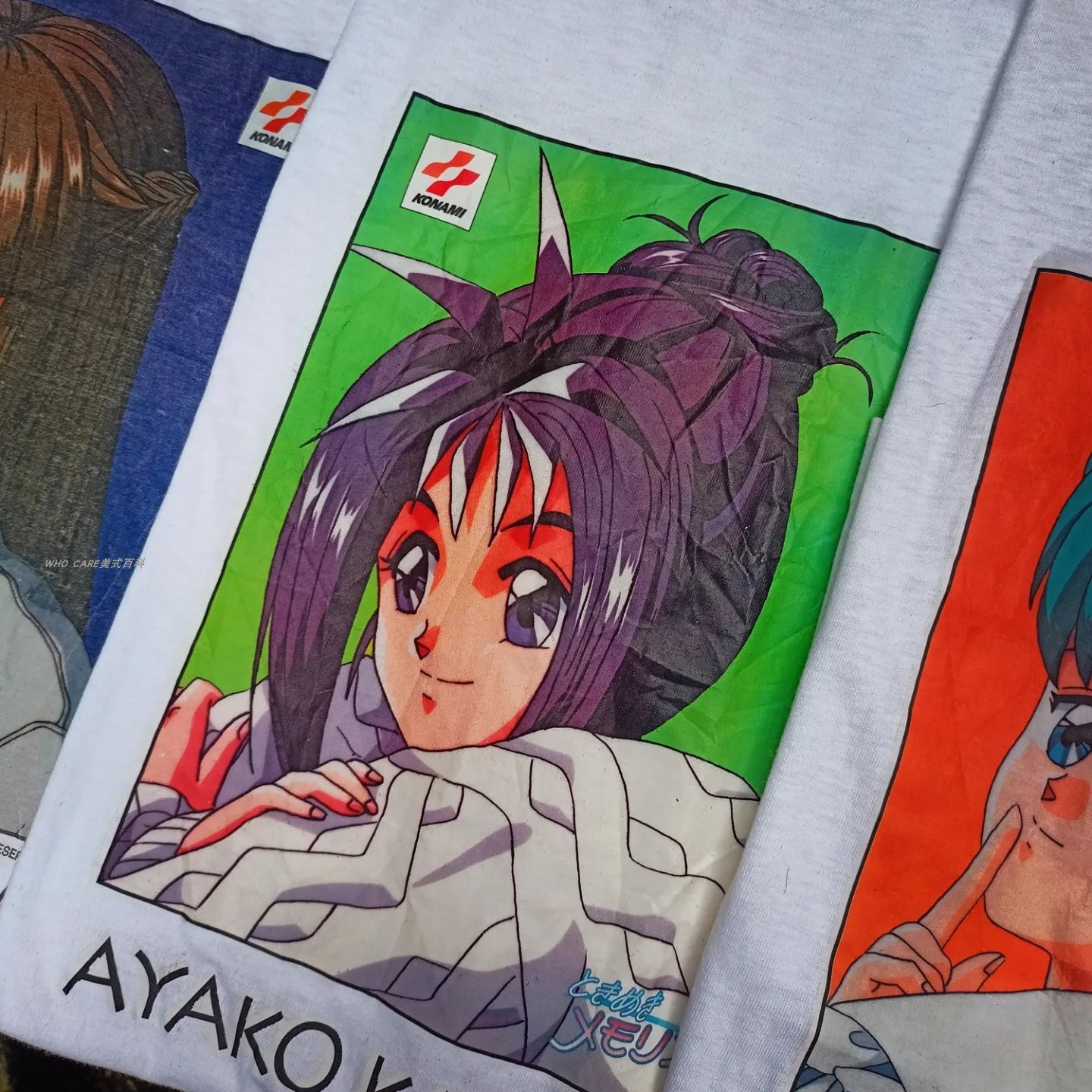 Only Love short sleeves Manga心跳回忆片桐彩子小众趣味短袖T恤