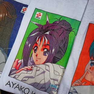 Only Love short sleeves Manga心跳回忆片桐彩子小众趣味短袖T恤